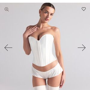 SKIMS White Corset